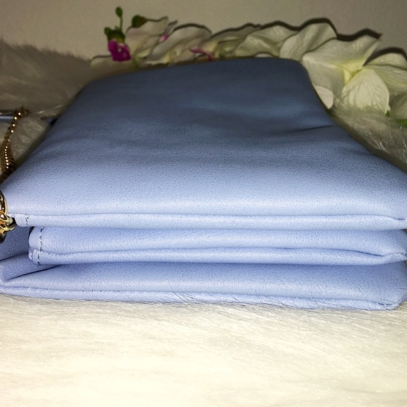 RAMPAGE BLUE FAUX LEATHER CROSSBODY BAG - Picture 6 of 8